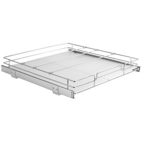 21.5"Wx21"Dx3.5"H Pull Out Cabinet Organizer, Heavy Duty Slide Out Pantry Shelves, Steel Roll Out Drawers, Sliding Drawer Storage for Home Under Sink 21.5"Wx21"Dx3.5"H Pull Out Cabinet Organizer, Heavy Duty Slide Out Pantry Shelves, Steel Roll Out Drawers, Sliding Drawer Storage for Home Under Sink